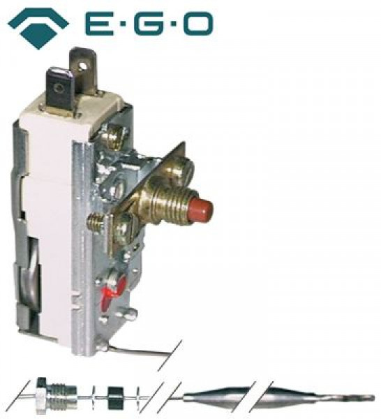 Термостат защитный темп. выкл. 240°C 1-полярн. 16А ø датчик 6мм Д датчик 77мм