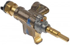 Кран газовый тип 10 МЖ 24мм вход для газа фланец трубы ø16 мм