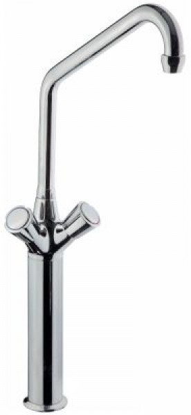 Кран-смеситель моноблочный GEV GASTROTOP PREMIUM арматура одно отверстие верхняя керамическая часть