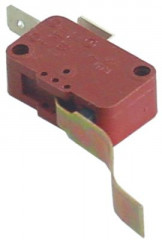 Микровключатель приводится в действие при помощи рычага 250В 10А