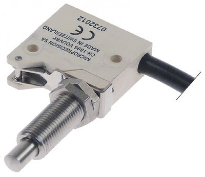 Микровключатель приводится в действие при помощи ручки 250В 6А 1NO