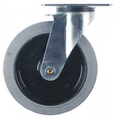 Ролик направляющий пластинчатое крепление 140x110 мм