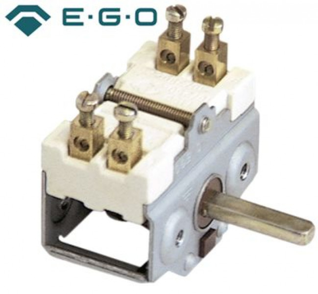 Переключатель выступающий 16А последовательность включения 0-1 ø ось 6x4,6мм