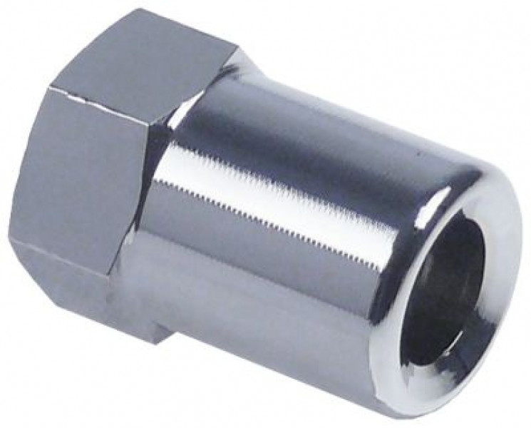 Гайка накидная резьба 3/8" хромированная латунь  Д 351мм ø отверстия 123мм