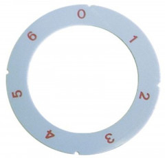 Маркировка регулировочной ручки переключатель 7ми-шагов.  -°C внутр.ø 455мм