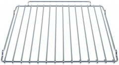 Решётка  Ш 397мм Г 370мм хромированная сталь  c упором  -