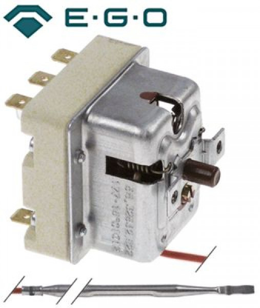 Термостат защитный темп. выкл. 177°C 3-полярн. 3NC ø датчик 4мм Д датчик 130мм