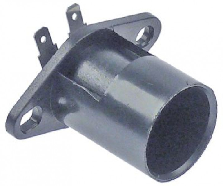 Патрон для лампы присоединение плоский штекер 4,8 мм цоколь E14