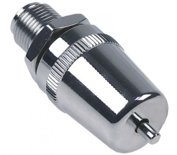 Аэратор и клапан для выпуска воздуха резьба 3/8″ внешн. резьба хромированн. Д 37мм