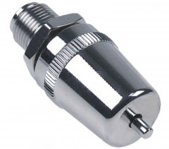 Аэратор и клапан для выпуска воздуха резьба 3/8″ внешн. резьба хромированн. Д 37мм