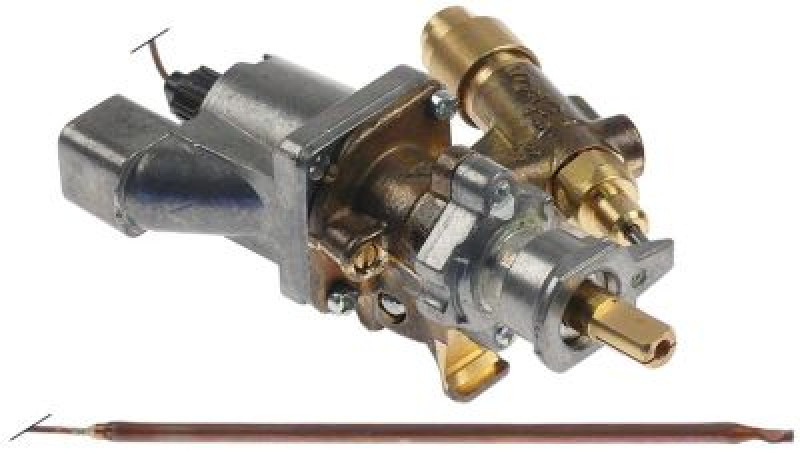 Термостат газовый вход для газа фланец трубы ø16 мм МЖ 37мм