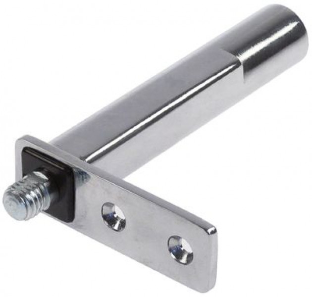 Петли пружинные металл Д 136мм Ш 24мм шаг крепления 25мм хромирован., полирован.