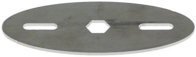 Пластина крепёжная В 2мм Д 100мм Ш 45мм