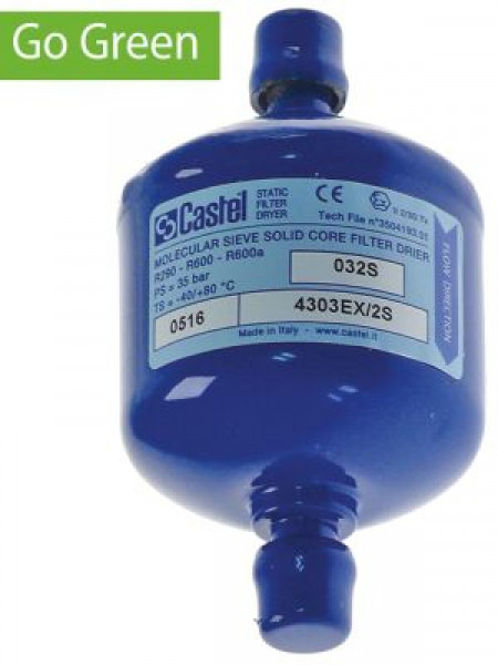 Осушитель присоединение ODS 1/4"-ODM 3/8" 50см³ тип 4303EX/2S серия GO GREEN p max 35бар -40 +80°C