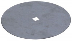 Тарелка для шампура ø 160мм для греческого гирос-гриля  отверстие 12x12 мм