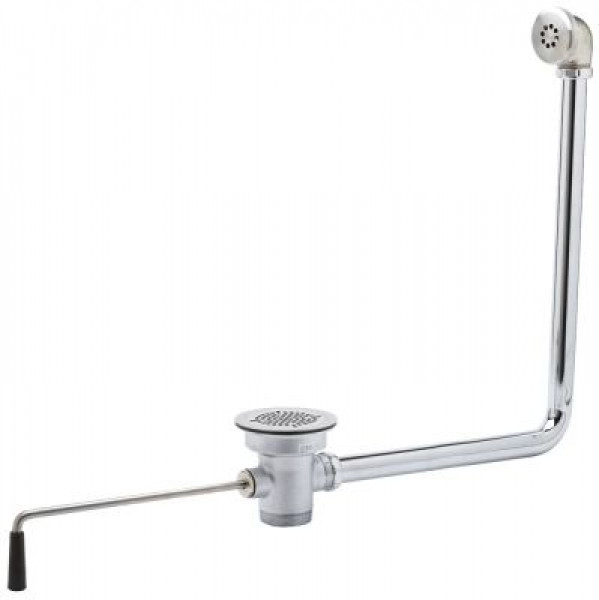 Клапан спускной внеш. ø 112мм резьба 2" никелированная латунь ø 87мм внутр.ø 82мм