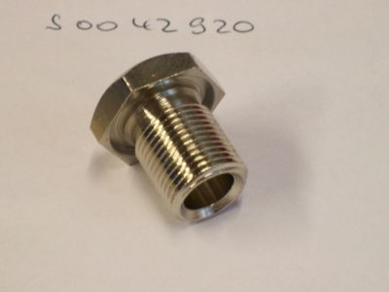 Винт резьба 3/8" Д 20мм ø отверстия 10мм ширина зева ключа 24