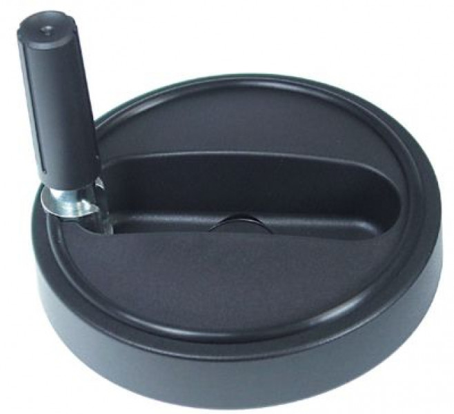 Маховичок Д1  25мм Д2 60мм резьба  - ø 160мм Д1 ø 45мм ø отверстия 16мм глубина отверстия 32мм