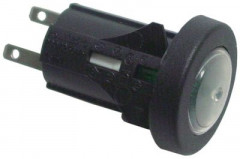 Лампочка сигнальная ø 16мм 230В зелён.