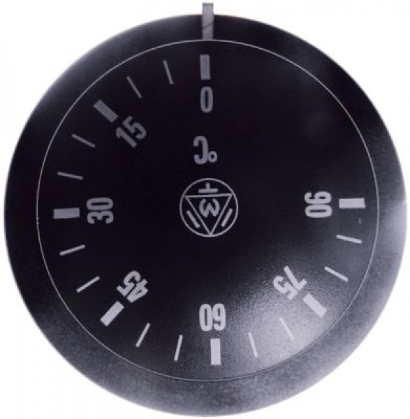 Рукоятка регулировочная термостат темп. макс. 90°C ø 42мм ø ось 6x4,6мм подходит для VEMA