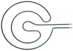 Элемент нагревательный 2500Вт 230В Д 540мм присоединение M5 труба ø 8,5мм Ш 407мм