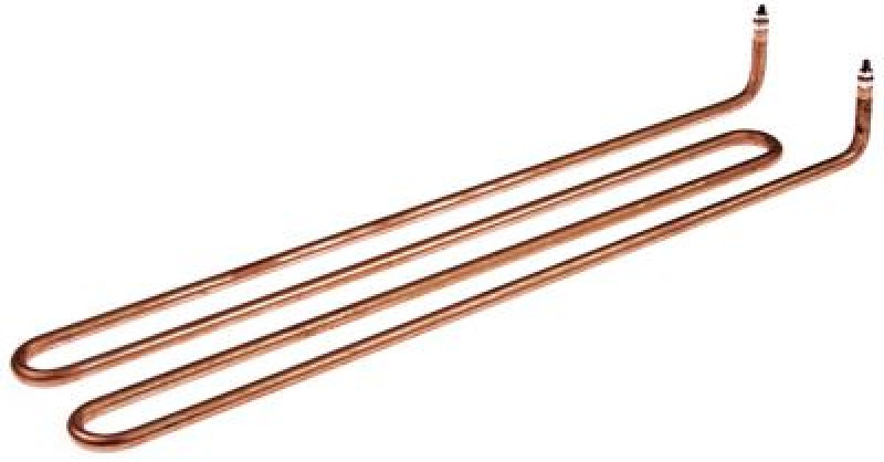 Элемент нагревательный  2250Вт 220В Д 462мм присоединение M4 труба ø  8,5мм В 40мм Ш 96мм