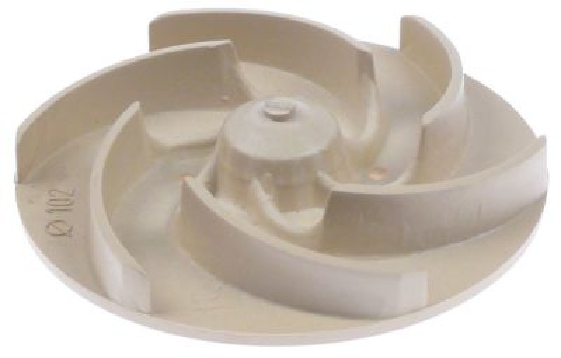 Колесо рабочее резьба M10L ø 102мм В 19мм направление вращения справа лопатки 6