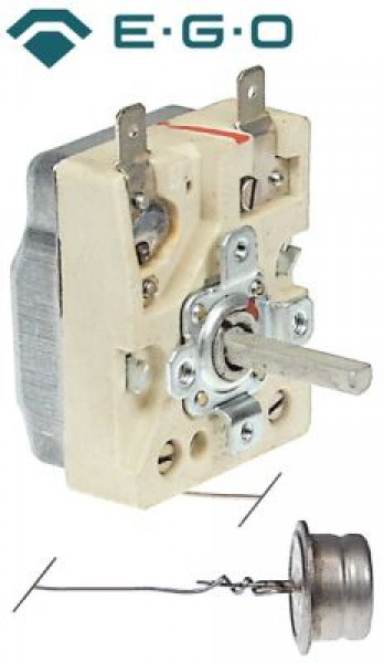 Термостат темп. макс. 110°C 1-полярн. 1NO 15А ø датчик 20мм Д датчик 13,5мм