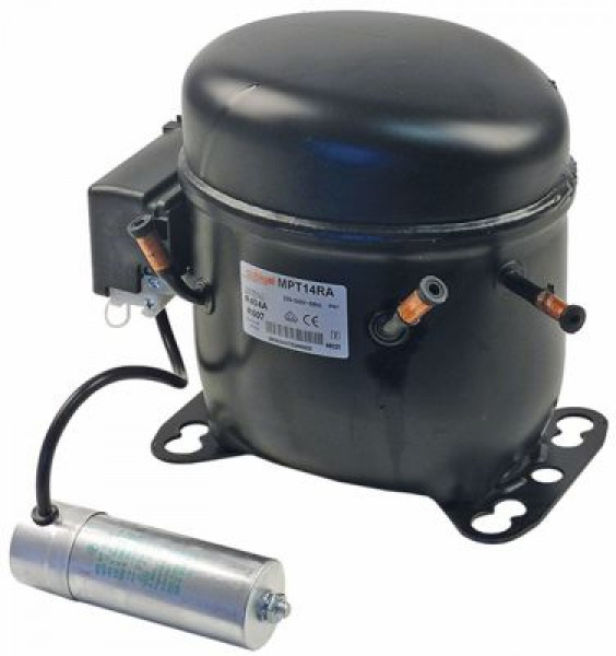 Компрессор хладагент R404a/R507 тип MPT14RA 1/2л.с. рабочий объём 1432см³ CSR 220-240В В 210мм