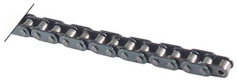 Цепь DIN/ISO 04 B-1 деление  6 мм звенья 31 закрыт. одинарн. ø ролики 4мм