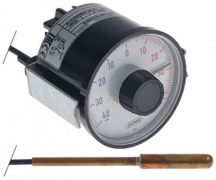 Термостат диапазон рабочих температур -40 до +40°C ø монтажный 60мм Д датчик 40мм ø датчик 8мм