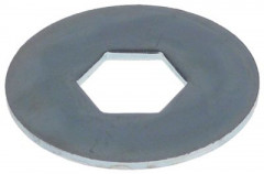 Шайба подкладная ø 35мм толщина 1,5мм внутр. размер шестигран. 13мм