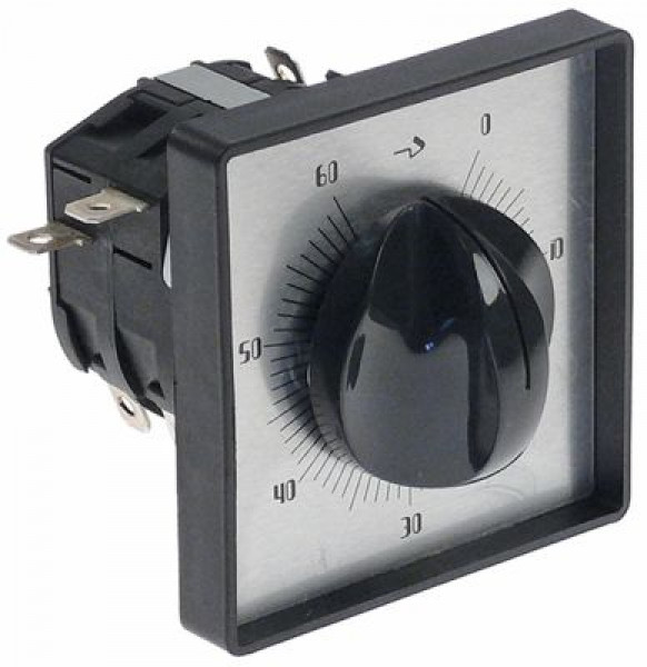 Таймер C53 4-полярн. время работы 60 мин 2NO/2NC постоянное положение нет ось -мм длина оси 24мм