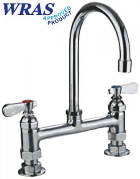 Кран-смеситель двухчастный GEV серия AMERICAN LINE арматура два отверстия верхняя часть крана