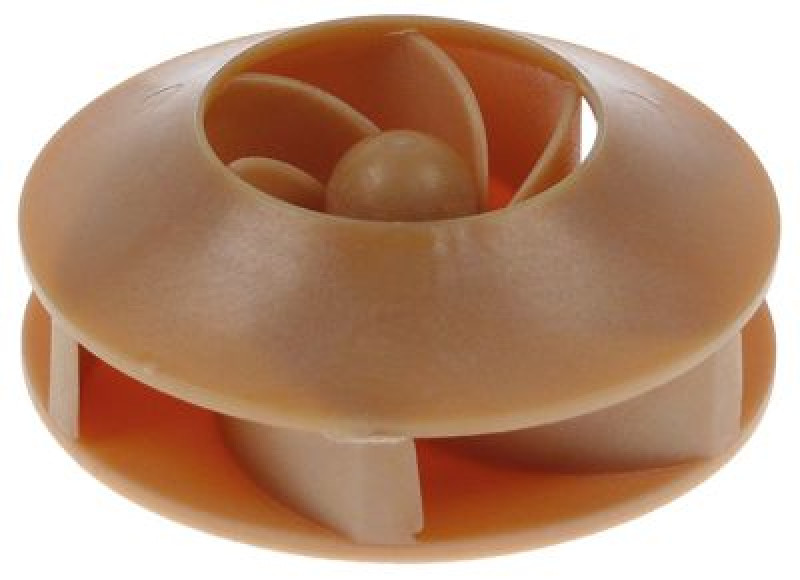 Колесо рабочее резьба M7L ø 88мм В 30мм направление вращения справа ø вала 12мм лопатки 6