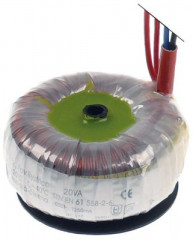 Трансформатор первич. 230 В перем. тока вторичное 11,5VAC 20ВА присоединение кабель 200 мм