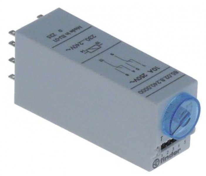 Реле времени FINDER мм 20,6x27,7мм диапазон времени 0,05с - 100ч присоединение 2,0