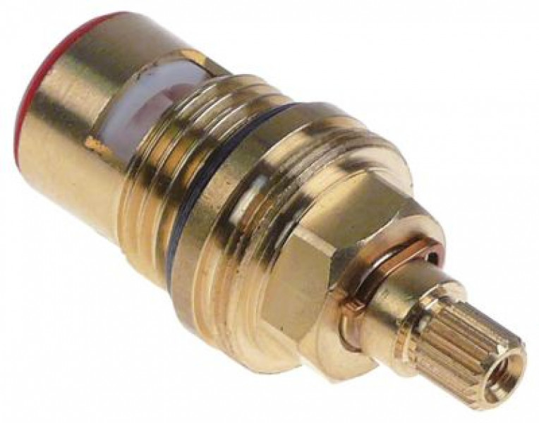 Верняя часть керамическая резьба 1/2" угол поворота 90° гнездо для оси 74мм горячая вода