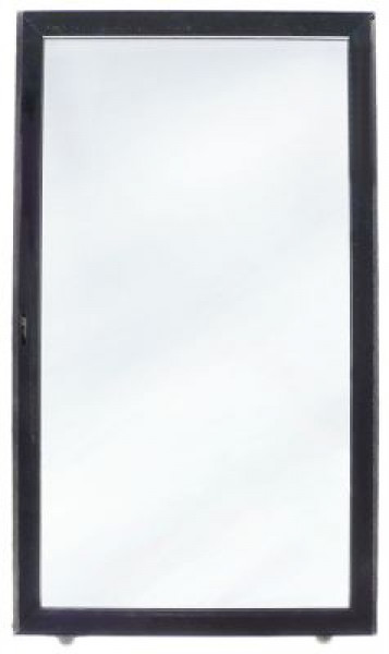 Дверца стеклянная В 770мм Ш 440мм с замком монтаж. поз-ция по центру модель