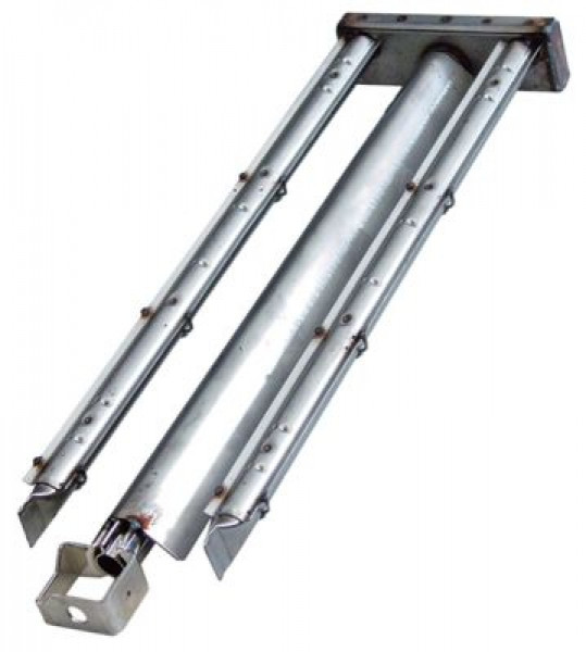 Горелка стержневая 2х-рядный Д 695мм Ш 200мм нержавеющая сталь В 65мм гриль из лавового камня