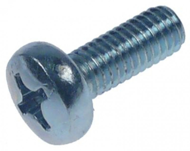 Винт с плоской головкой резьба M6 CNS отверстие крестовой шлиц Д резьбы 16мм