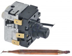 Термостат защитный темп. выкл. 120°C 1-полярн. 16А ø датчик 6мм Д датчик 75мм