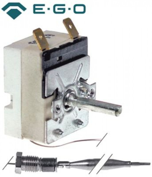 Термостат темп. макс. 200°C 1-полярн. 1NO 0,5А ø датчик 6мм Д датчик 87мм