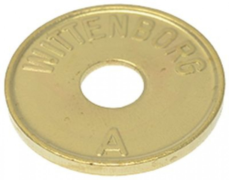WITTENBORG TOKEN ø 21.5x5.9x1.7 mm