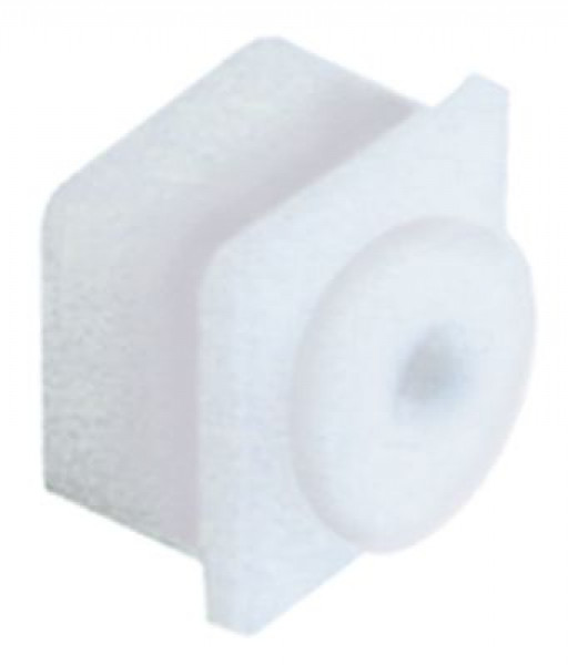 Втулка внутр.ø 75мм бел. мм 22x22мм В 45мм Д 255мм Ш 255мм для петлей