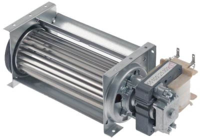 Вентилятор с поперечным потоком 10Вт 230В мотор справа ø валка 40мм Д валка 100мм 0 до +60°C