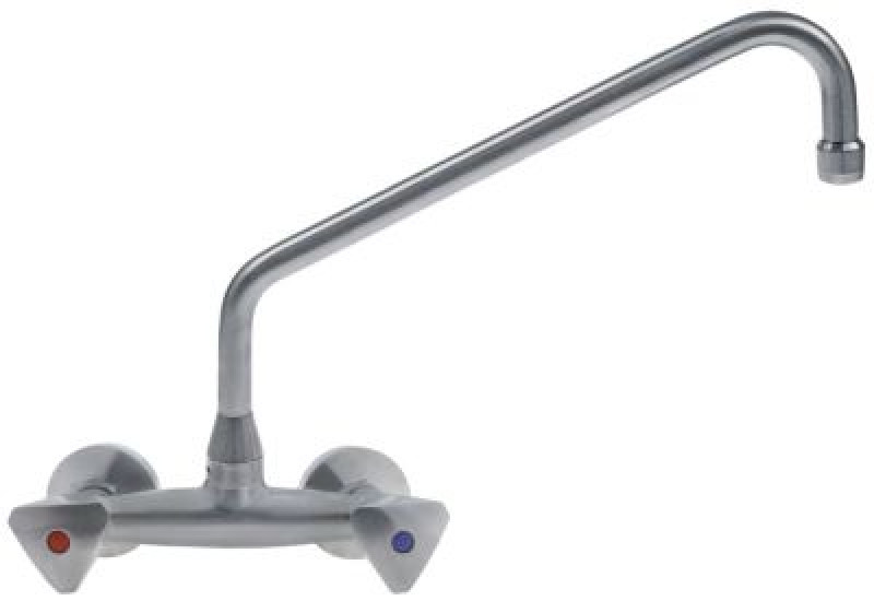 Кран-смеситель настенный GEV INOX LINE арматура стенка верхняя керамическая часть