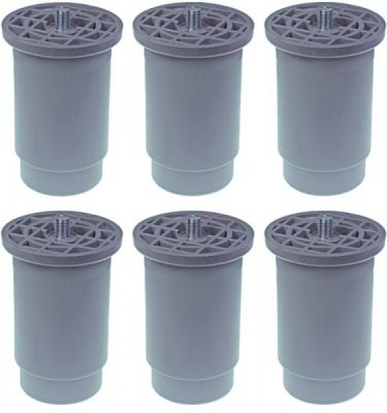 Ножка приборная резьба M10 труба ø  2"мм пластмасса В 120-180мм размер 2" Д резьбы 10мм