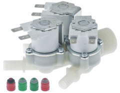 Клапан электромагнитный тройн. прямой пластмасса вход 3/4" 230 В перем. тока RPE вход 10-12л/мин