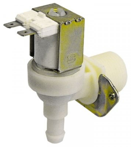 Клапан электромагнитный одинарн. углов. пластмасса вход 3/4" 24 В перем. тока TP выход 11,5 мм DN10